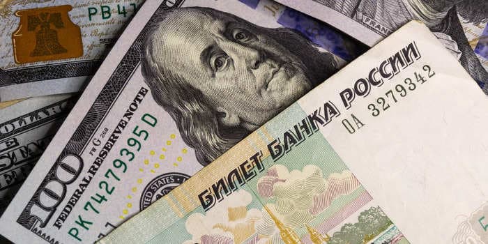 Russian ruble jumps even as the US dollar slams other global currencies and Putin escalates the war on Ukraine