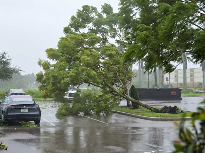 Photos and videos show the destruction Hurricane Ian is causing on the ground in Florida