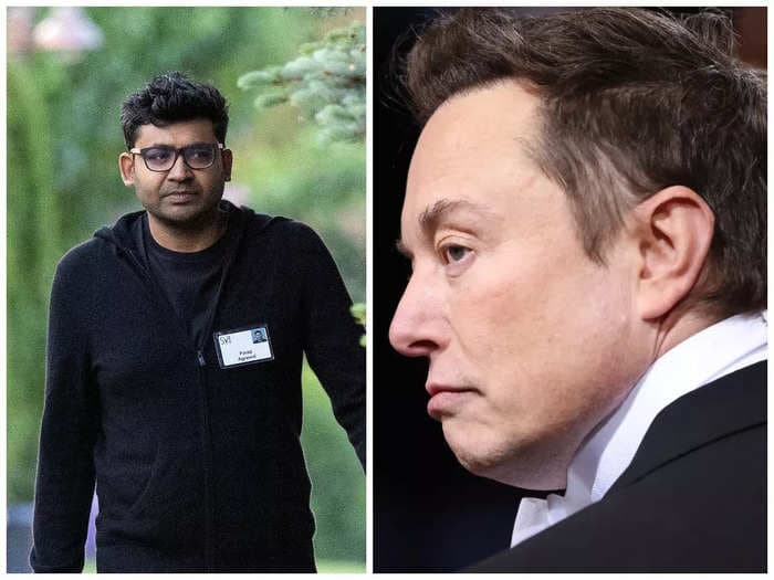 See the 2-minute time period over text when Elon Musk's bickering with Twitter CEO Parag Agrawal boiled over and the deal imploded: 'This is a waste of time'