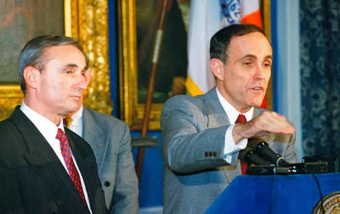 Former NYPD commissioner Bill Bratton says Rudy Giuliani 'really wanted to be the police commissioner' during New York City mayoralty: book