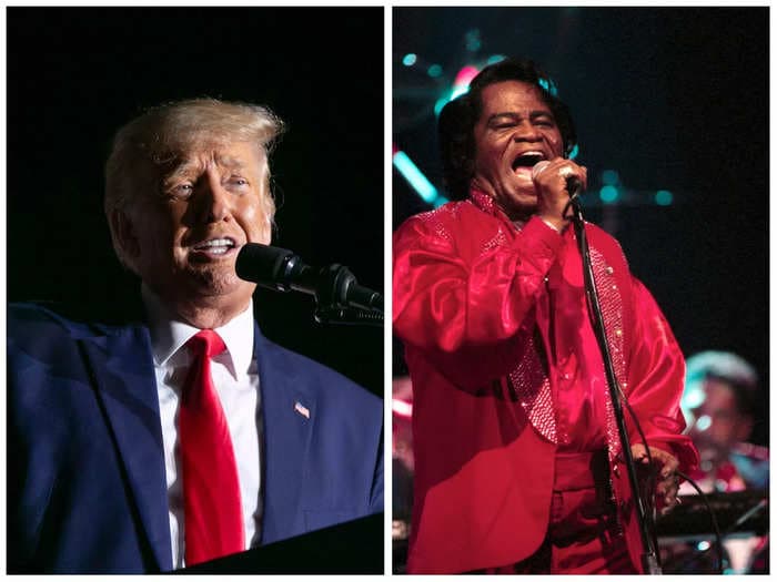 Trump's post-COVID plan to reveal a Superman T-shirt beneath his button-down after leaving the hospital was inspired by the singer James Brown, book says