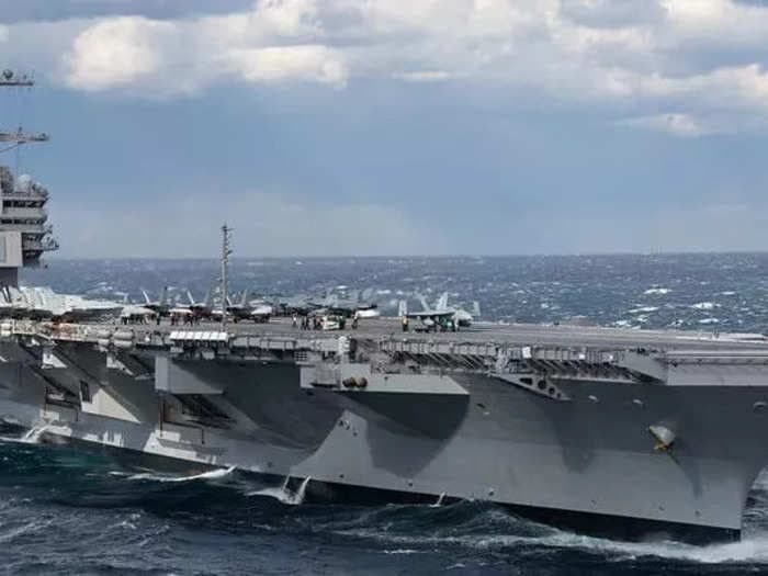 The Navy just deployed its $13 billion aircraft carrier, which was both commissioned and panned by Trump, who ranted, 'it just doesn't look right'