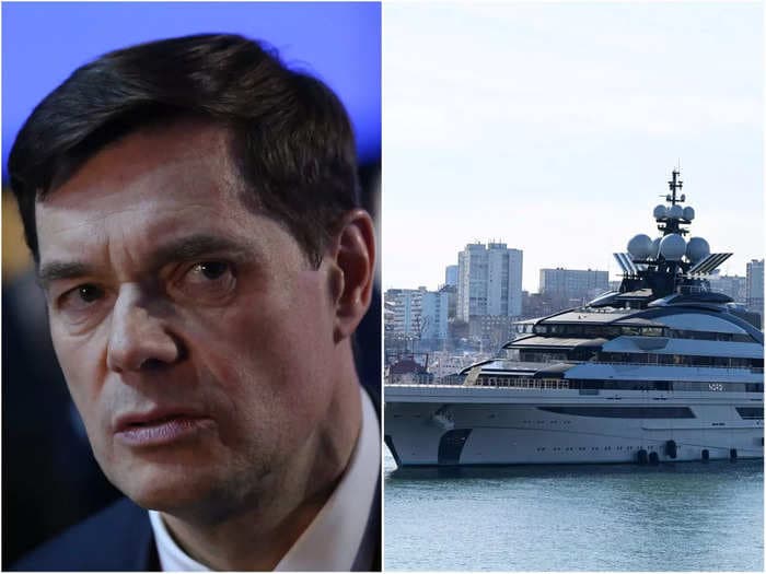 Sanctioned Russian billionaire's $500 million superyacht leaves Russia after 7 months to sail to Hong Kong