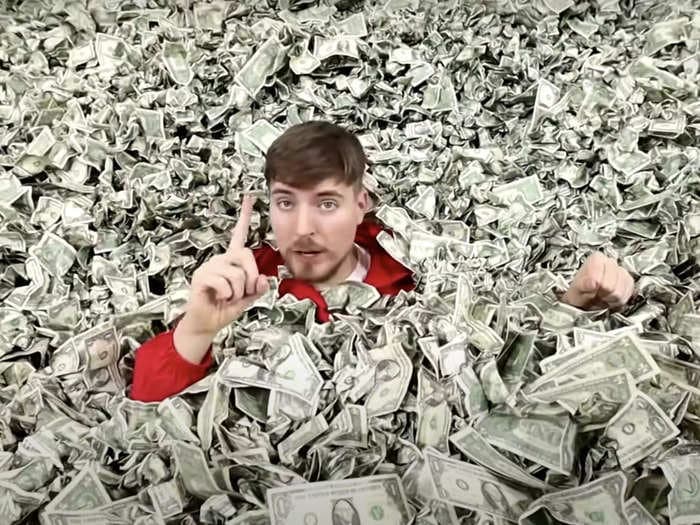 YouTube star MrBeast said he spends up to $8 million a month on making elaborate videos and promoting his food businesses