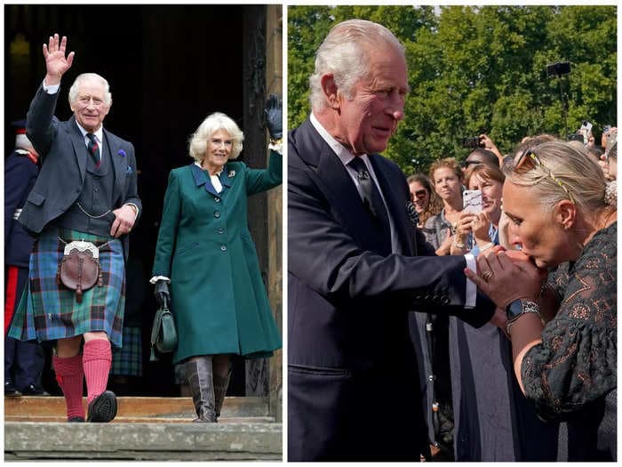 Powerful photos show King Charles' first month as monarch