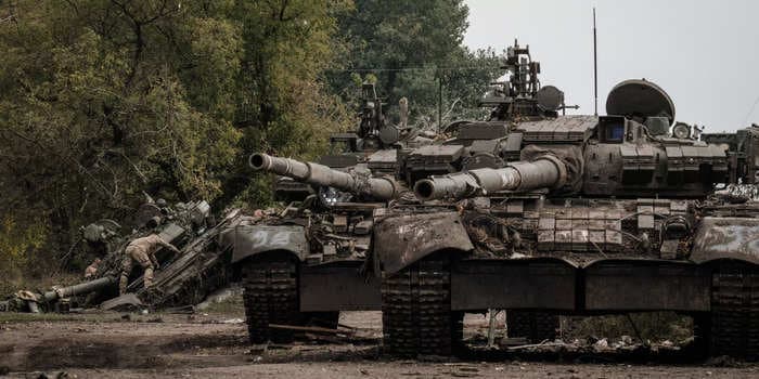 Retreating Russian troops are arming Ukraine with modern T-90 tanks as Putin's army digs 60-year-old armor out of storage, Ukraine's military says