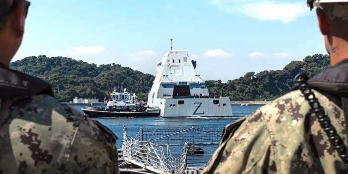 After years of headaches, the US Navy's first stealth destroyer is operating farther from home than it's ever been