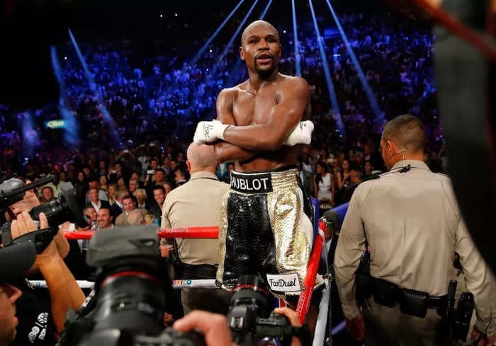 Mayweather could fight Pacquiao or McGregor in a pro comeback after $30 million Deji payday, boxing exec says
