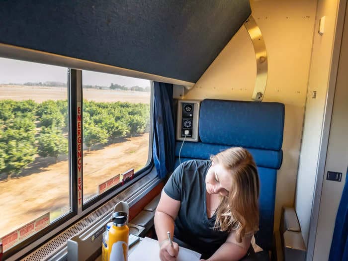 I spent $518 for a 23-square-foot roomette on a 16-hour Amtrak ride. Take a look inside the space that was worth every penny.