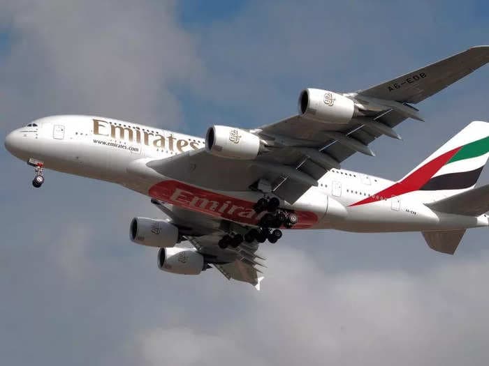 Airbus is auctioning parts of a retired Emirates A380 superjumbo. There's more than 500 items, including a cockpit staircase, seats, and galley carts.