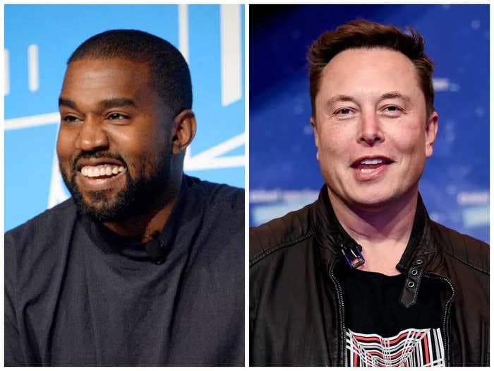 Elon Musk posts then deletes a meme showing him, Trump, and Kanye West as the Three Musketeers, each with their own social network