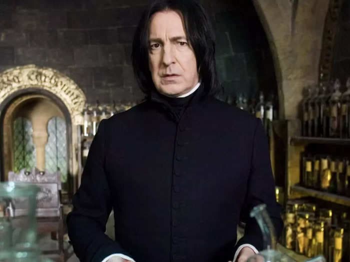 Alan Rickman clashed with producers over 'Harry Potter and the Deathly Hallows Part 2' and had to 'push the bile back down'