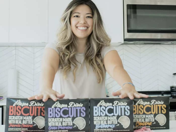 I run an 8-figure biscuit business that started as a side gig. Here's how I caught the attention of major distributors like Whole Foods and Costco.