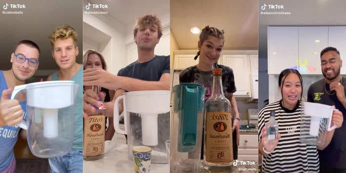 A hack for changing the taste and effect of vodka with a Brita water filter is blowing up on TikTok. Experts say it works, but the trend could be harmful to young viewers.