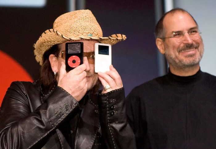 U2 asked Steve Jobs for Apple stock in exchange for appearing in a now-famous 2004 iPod commercial