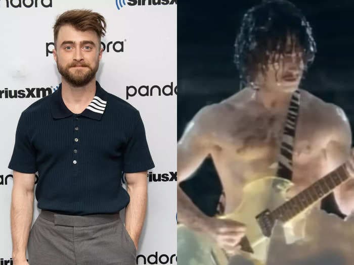 Daniel Radcliffe clarifies that he didn't get ripped just to play Weird Al Yankovic and says the filmmakers 'found it funny' that he just really is that muscular