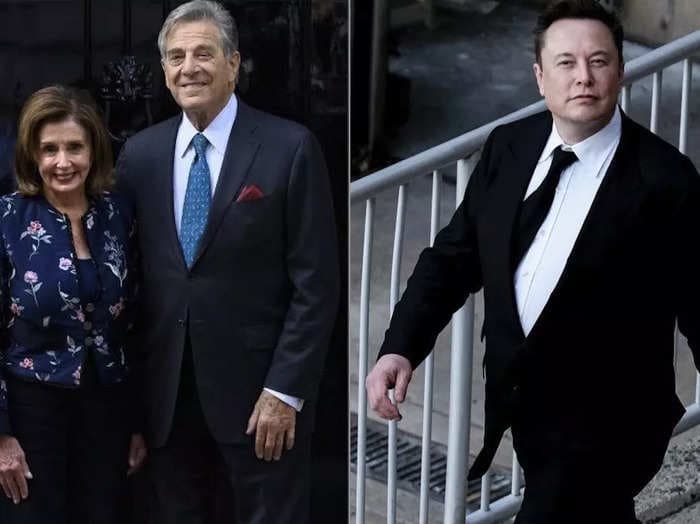 Elon Musk's biographer, who was shadowing him, says the billionaire likely decided it was 'unwise' to post a baseless conspiracy theory about Pelosi's husband and deleted it