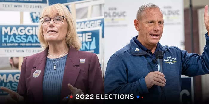 Democratic Sen. Maggie Hassan vies against Republican Don Bolduc in the New Hampshire's US Senate race