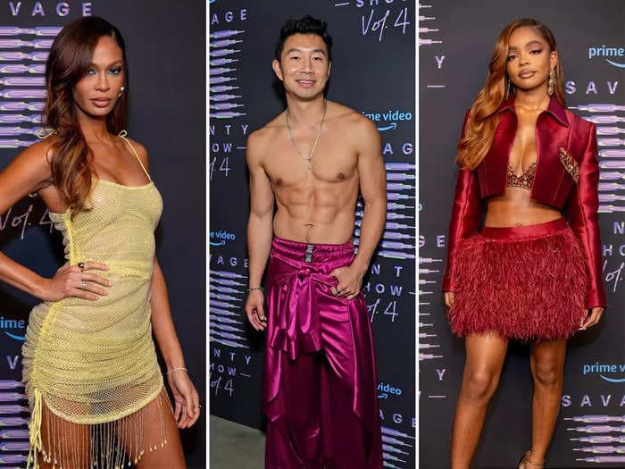 The best and most daring looks celebrities wore to the premiere of Rihanna's Savage X Fenty fashion show