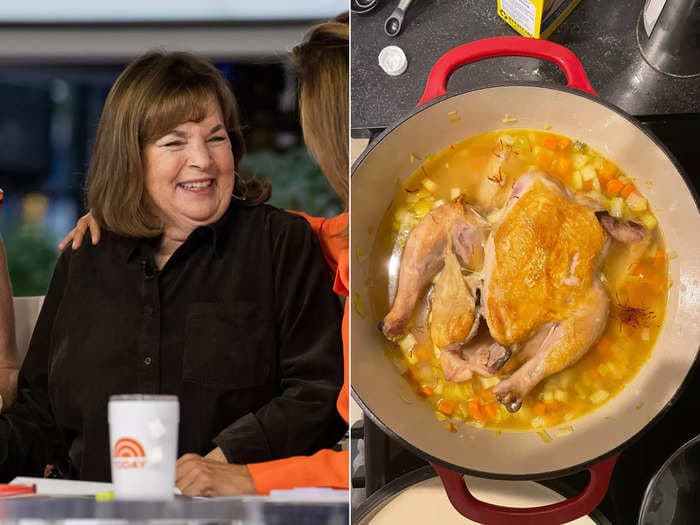 I made Ina Garten's one-pot chicken and orzo recipe and it's perfect for cold, rainy days at home