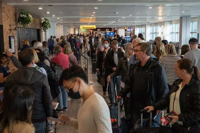 An airline CEO says that airports were to blame for the summer travel chaos because they were not ready to welcome passengers