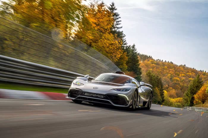 The most powerful car Mercedes has ever made set a new record around Germany's legendary race track