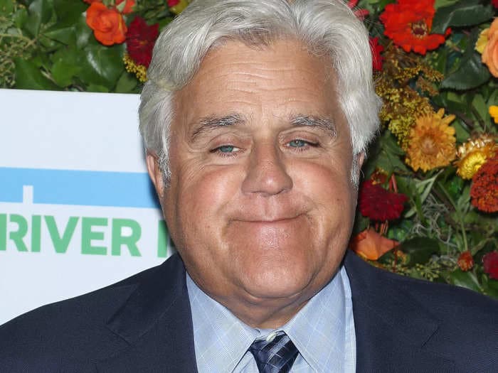 Jay Leno says he 'got some serious burns from a gasoline fire' after one of his cars in a Los Angeles garage burst into flames