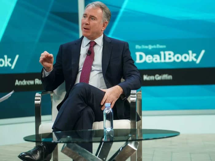 Citadel boss Ken Griffin likens Fed rate hike policy to taking a course of antibiotics, says taking the foot off the brake now would be a 'mistake'