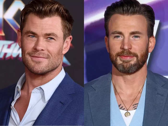 Chris Hemsworth says the 'Avengers' cast made fun of Chris Evans' Sexiest Man Alive cover in their group chat
