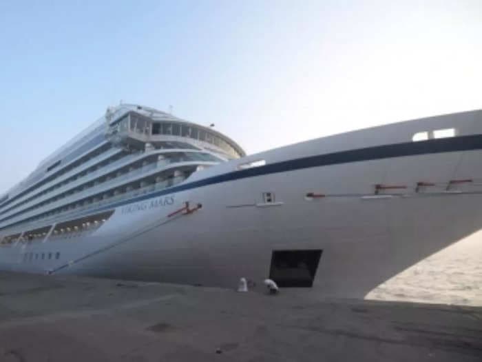 First International cruise 'Viking Mars' arrives in Goa with 650 passengers onboard