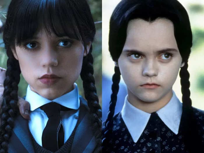 'Wednesday' actor Jenna Ortega says she freaked out Christina Ricci on set with her dark sense of humor: 'I made it weird'