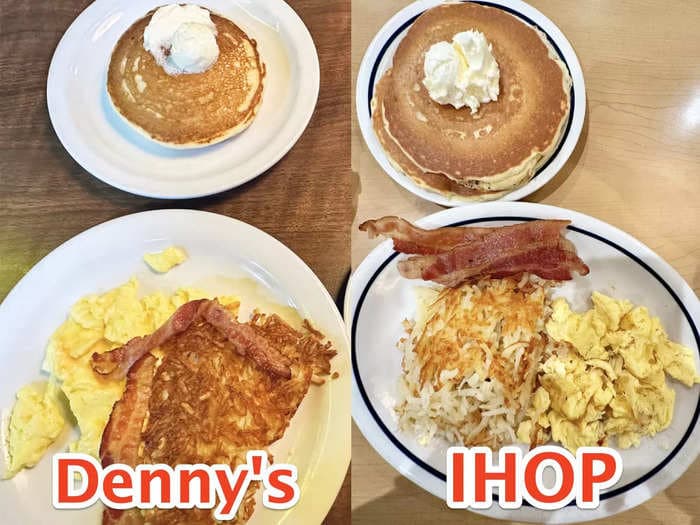 I dined at Denny's and IHOP to see which was better, and the cheaper breakfast chain gave the pancake house a run for its money