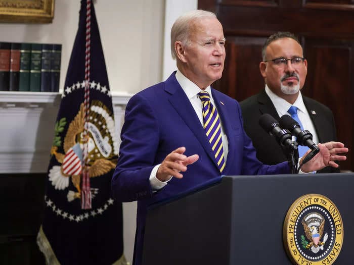 Biden extends the student-loan payment pause for another 6 months at most as his debt relief remains blocked in court