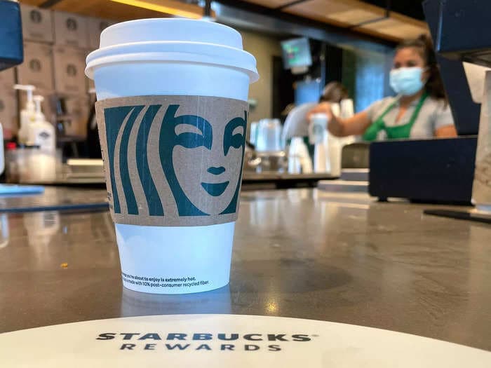 A Starbucks barista said he was fired over a TikTok skit showing him curse about customers who don't read labels on their drinks