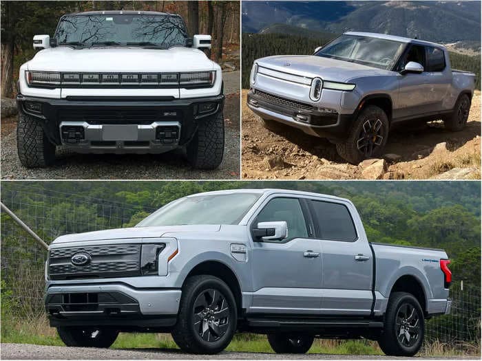 I've driven all 3 electric pickup trucks on the market — here's why I'd buy the Rivian R1T over the F-150 Lightning or Hummer EV