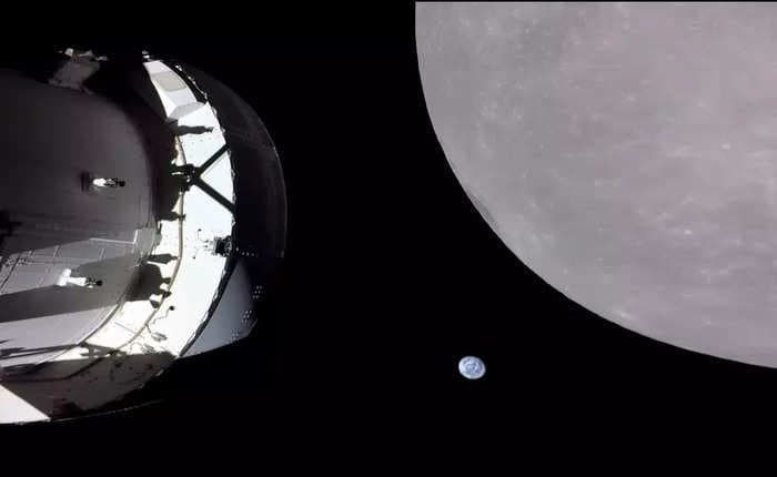 Photos from NASA's Artemis mission zipping past the moon reveal a view no astronaut has seen firsthand in 50 years