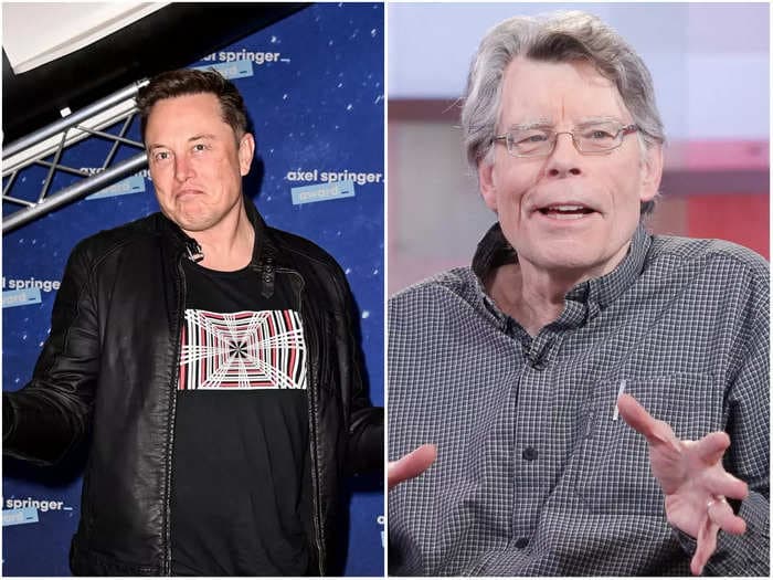 Elon Musk says Stephen King is 'one of most creative people on Earth' despite the author calling him a 'terrible fit' for Twitter