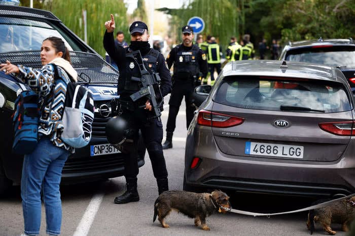 An apparent letter bomb exploded at the Ukrainian Embassy in Madrid, Spanish authorities said