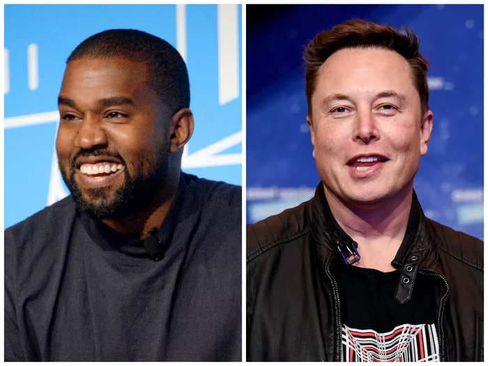 Elon Musk says he 'personally wanted to punch Kanye' West after the rapper posted a swastika on Twitter