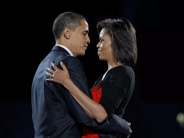 Michelle Obama says Barack Obama's 'candor and certainty' in the early days of their courtship was 'sexy as hell'
