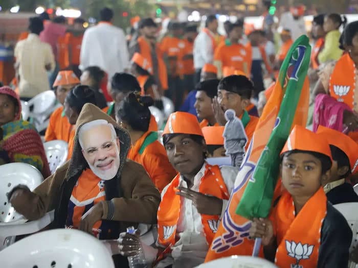 Gujarat assembly elections: BJP inches towards all-time high record of 149 seats