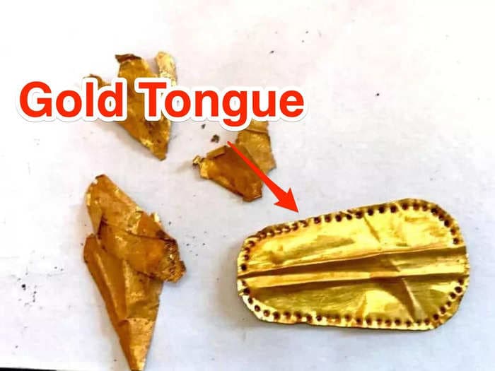 Ancient Egyptian mummies were found with gold tongues meant to help them talk with the god of the underworld