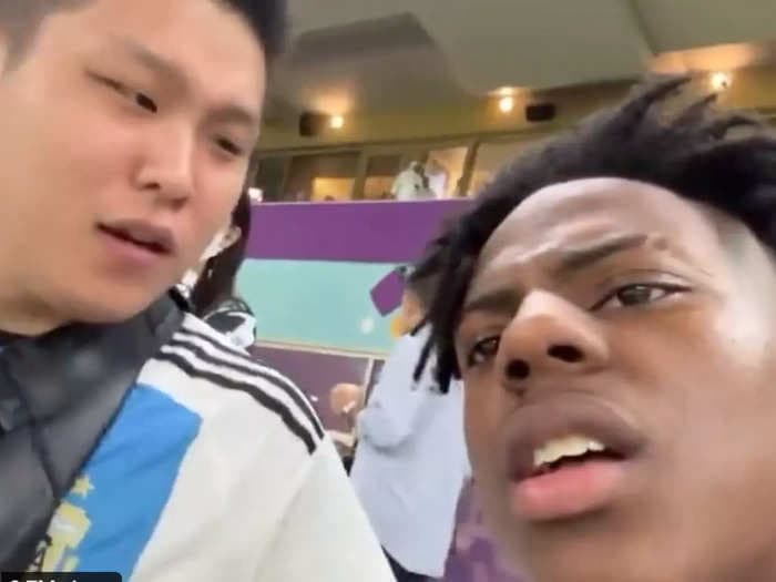 A YouTuber with 14 million subscribers responded to accusations of racism after he said 'konnichiwa' to a Chinese man at a World Cup match: 'I thought he was Japanese'