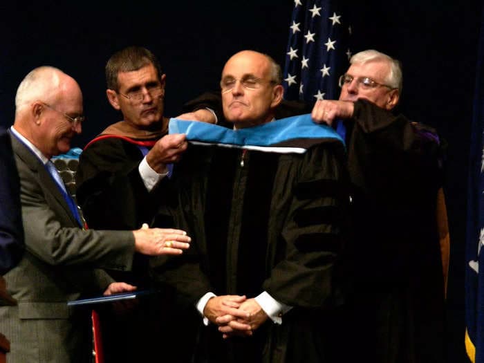 Syracuse University is preparing to revoke Rudy Giuliani's honorary law degree