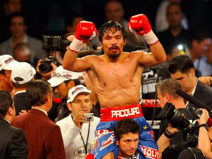 Manny Pacquiao says his return to the ring will provide homes for 80 families in need