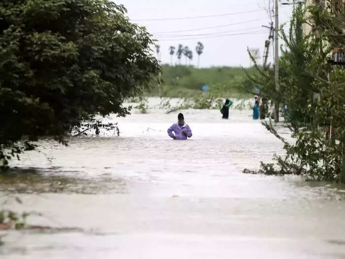 Cyclone Mandous weakens into deep depression after crossing coast in TN