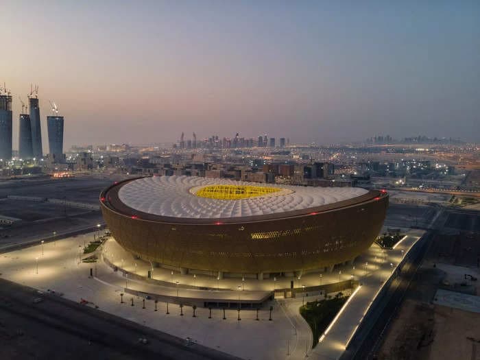 A migrant security guard working at the World Cup died after falling from the 8th floor of a stadium