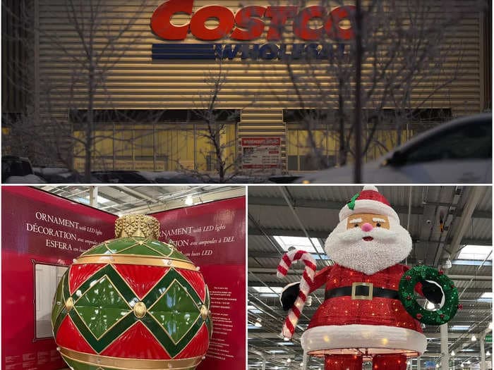 Costco's giant Santa and a light-up bauble cost $220 each. Here are the top 5 most expensive holiday items in store.