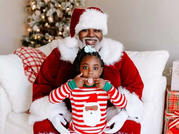 After receiving a hateful letter about his Black Santa Christmas decorations, one man decided to dress up as Santa so his daughter could see herself represented