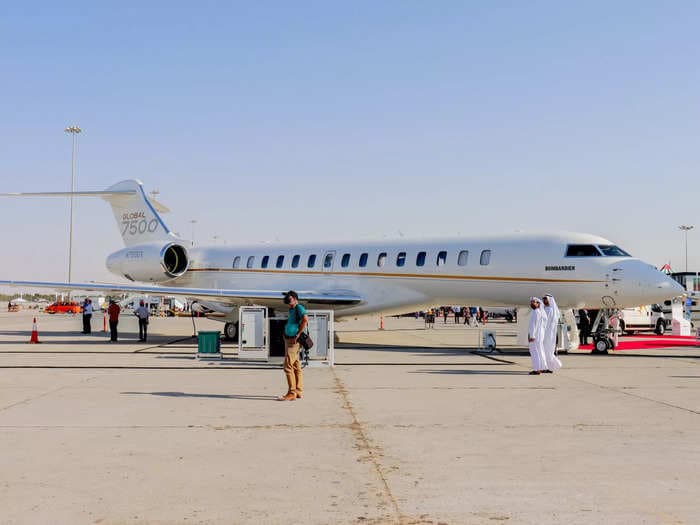 See inside the world's largest purpose-built private jet, which can cost over $10,000 per hour to rent and fly at near-supersonic speeds